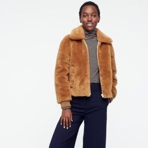 J. Crew Faux Fur Jacket